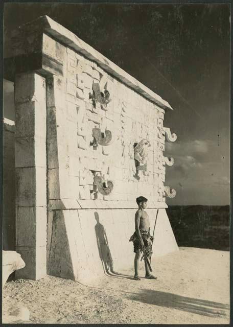 Boy at Temple of Warriors