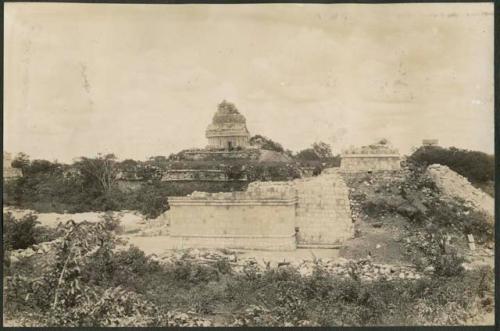 Temple of Wall Panels, with Caracol in background