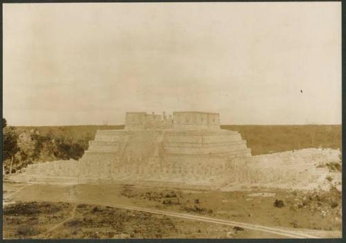 Temple of Warriors, at end of 1928 field season