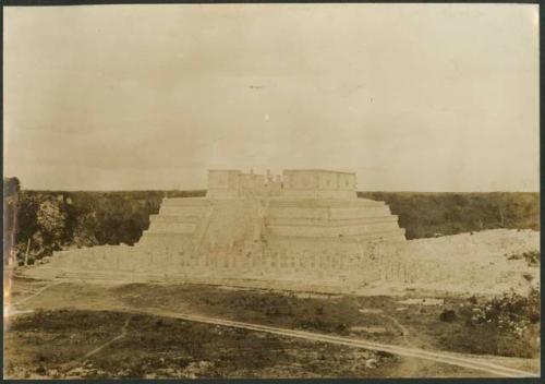 Temple of Warriors, at close of 1928 field season