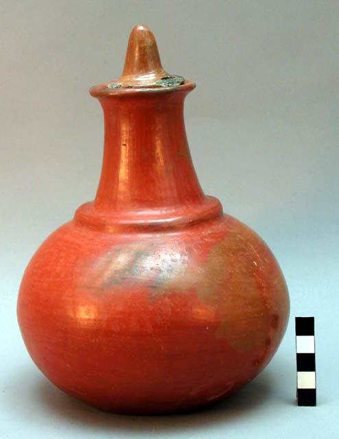 Ceramic water jar and stopper