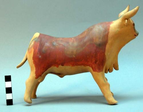 Pottery bull - used in fiesta of sta. barbara