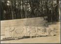 Temple of Chac Mool, sculptured stone panel from fill