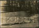 Temple of Chac Mool, sculptured stone panel from fill