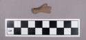 Faunal remains, rabbit (Oryctolagus cuniculus) bone fragment