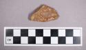 Chipped stone, biface fragment