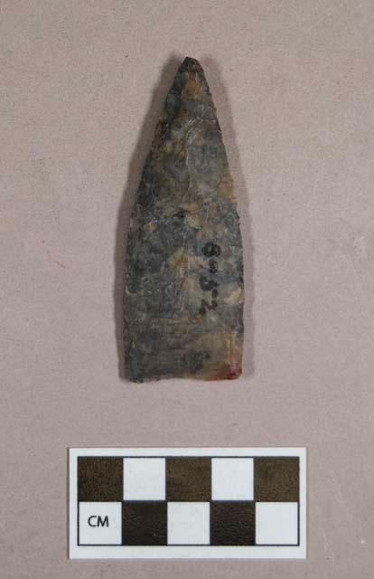 Chipped stone, projectile point, lanceolate