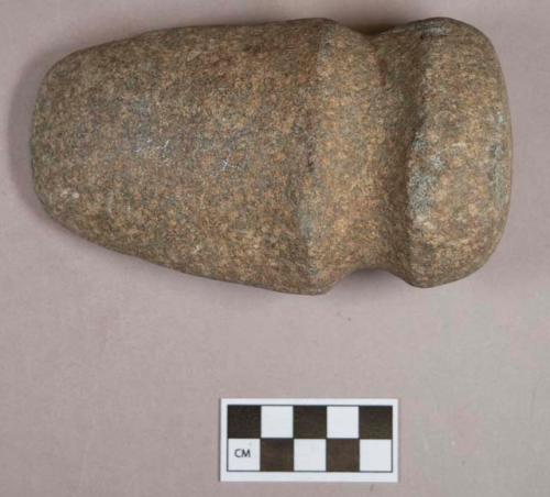 Ground stone, grooved axe