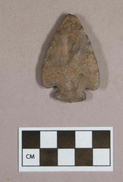 Chipped stone, projectile point, corner-notched