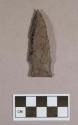 Chipped stone, projectile point, side-notched