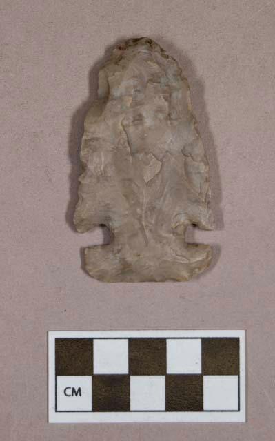 Chipped stone, projectile point, side-notched