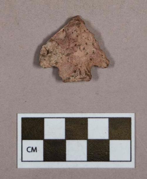 Chipped stone, projectile point, corner-notched