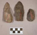 Chipped stone, projectile points, ovate, stemmed, and triangular