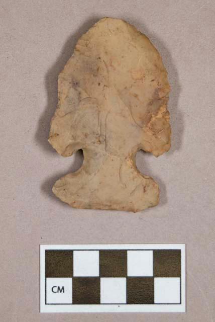 Chipped stone, projectile point, side-notched