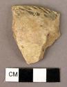 2 rim potsherds - dark on light