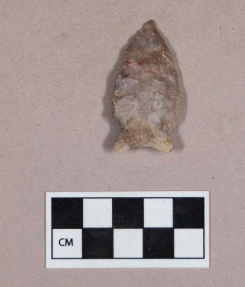 Chipped stone, projectile point, corner-notched