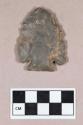 Chipped stone, projectile point, corner-notched, serrated