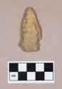 Chipped stone, projectile point, asymmetrical