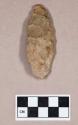 Chipped stone, projectile point, leaf-shaped