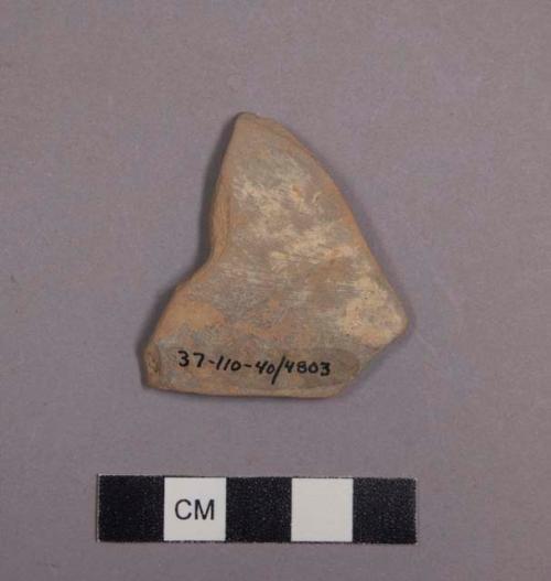 Potsherd - Thin grey blue slip