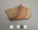 Red pottery foot (broken)