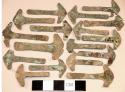 Small copper axes (8)