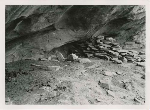 Stone wall or cliff dwelling