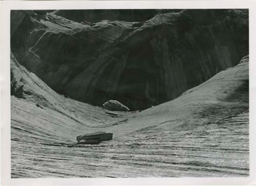 Canyon wall and rock formation