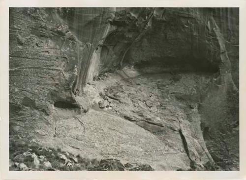 Rock formation or cave