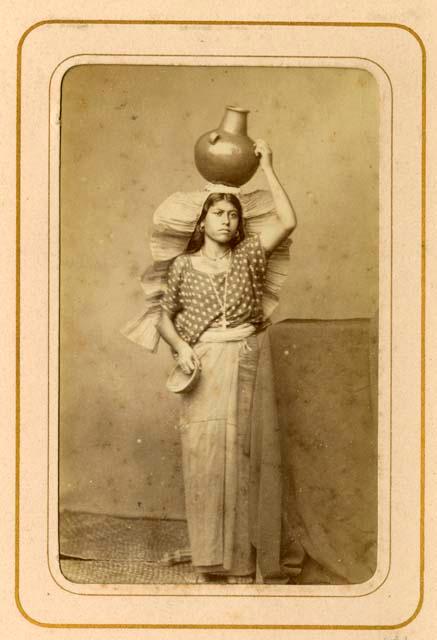 Portrait of a Woman with Jar on her Head