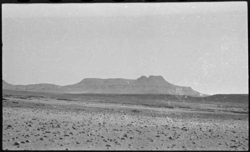 Landscape, with mountains in background