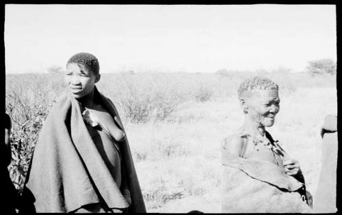 Elderly woman and a young woman