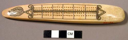 Cribbage board