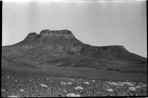 Hill, showing strata