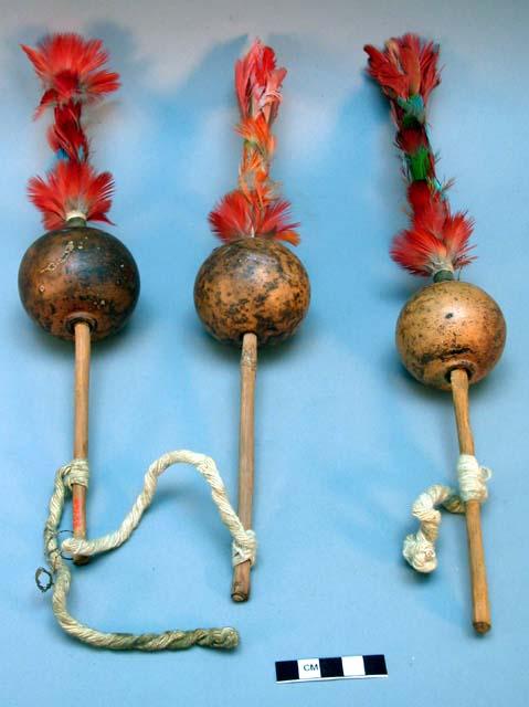 Shak-shaks" (rattles)