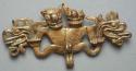 Copper, gilt animal