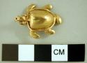 Small gold effigy - frog