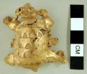 Gold turtle with false filigree