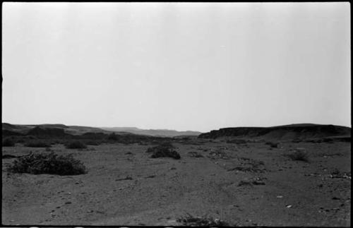 Landscape, with mesas in distance