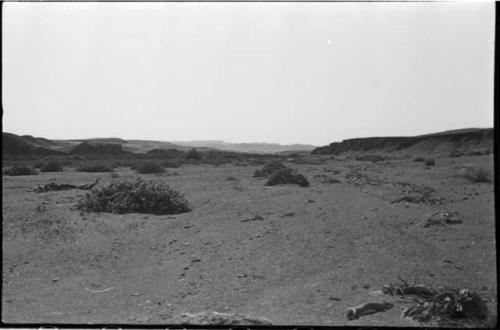 Landscape, with mesas in distance