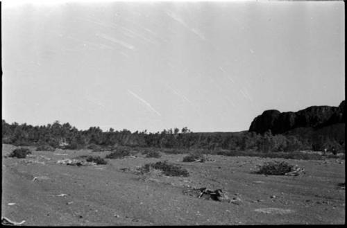 Rock formation or hill