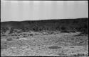 Landscape with brush, hills in background