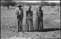 Man and two women standing