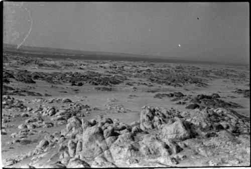 Sand and rocks