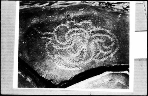 Petroglyph at the Blignaut Hill site