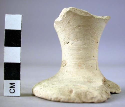 Plain ware goblet foot