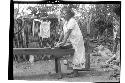 Corn grinding; Bernadino Tun's Wife