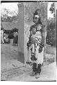 Lady in waiting costume made at Chichen for Fiesta in Dzitas in 1931.