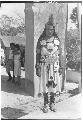 Lady in waiting costume made at Chichen for fiesta in Dzitas in 1931