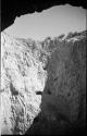 Group of people standing inside Abenab Mine